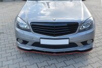 Maxton Design Front extension black gloss - Mercedes C...