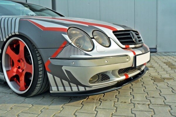 Maxton Design Front extension black gloss - Mercedes CL-Class C215