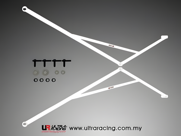 Ultra Racing seitliche Unterbodenstreben 2x 3-Punkt - 96-00 Honda Civic (2WD)