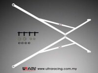 Ultra Racing Side Lower Bars 2x 3-Point - 96-00 Honda Civic (2WD)