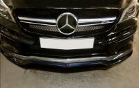 Maxton Design Front extension V.1 black gloss - Mercedes CLA 45 AMG C117 (Pre-Facelift)