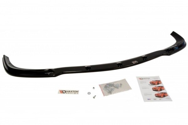 Maxton Design Front extension black gloss - Mercedes CLK W 209 for Standard bumper