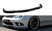 Maxton Design Front extension black gloss - Mercedes CLK W209 for AMG