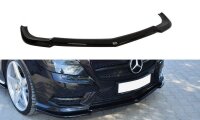 Maxton Design Front extension black gloss - Mercedes CLS...