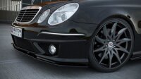 Maxton Design Front extension black gloss - Mercedes E...