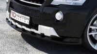 Maxton Design Front extension black gloss - Mercedes ML...