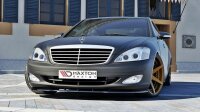 Maxton Design Front extension black gloss - Mercedes...