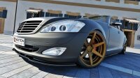 Maxton Design Frontansatz schwarz Hochglanz - Mercedes...