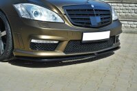 Maxton Design Front extension black gloss - Mercedes...