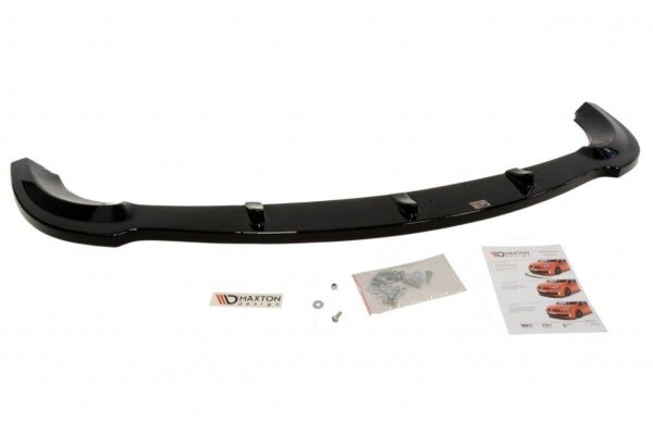 Maxton Design Front extension black gloss - Mercedes SL R230 AMG