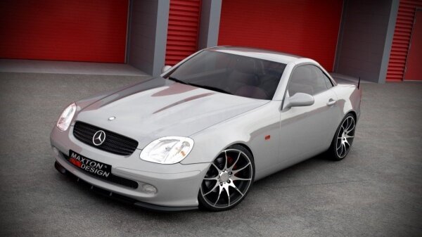 Maxton Design Front extension black gloss - Mercedes SLK R170