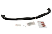 Maxton Design Front extension black gloss - Mercedes SLK R171 Standard bumper