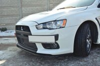 Maxton Design Front extension V.2 black gloss - Mitsubishi Lancer Evo X