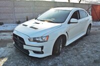 Maxton Design Frontansatz V.2 schwarz Hochglanz - Mitsubishi Lancer Evo X