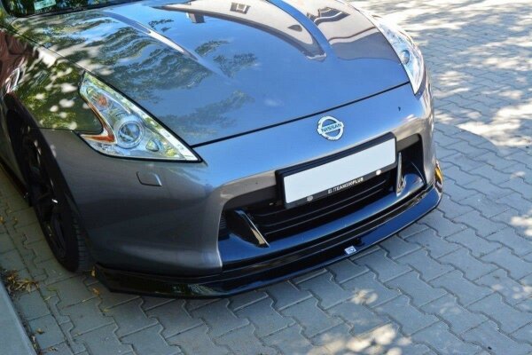 Maxton Design Front extension black gloss - Nissan 370Z