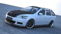 Maxton Design Front extension black gloss - Skoda Octavia...