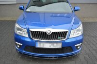 Maxton Design Front extension V.1 black gloss - Skoda...