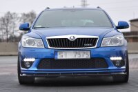 Maxton Design Frontansatz V.1 schwarz Hochglanz - Skoda Octavia RS MK2 FL