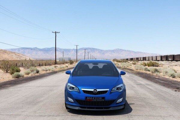 Maxton Design Frontansatz schwarz Hochglanz - Opel Astra J (pre-Facelift)