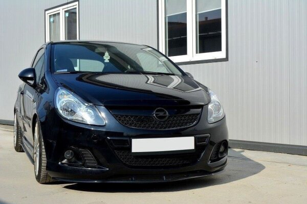 Maxton Design Frontansatz schwarz Hochglanz - Opel Corsa D (für OPC / VXR)