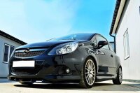 Maxton Design Front extension black gloss - Opel Corsa D...