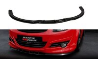 Maxton Design Front extension black gloss - Opel Corsa D...