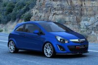 Maxton Design Frontansatz schwarz Hochglanz - Opel Corsa...