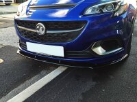 Maxton Design Front extension black gloss - Opel Corsa E OPC / VXR