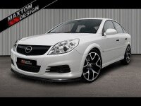 Maxton Design Front extension black gloss - Opel Vectra C...