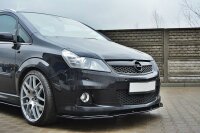 Maxton Design Front extension black gloss - Opel Zafira B...