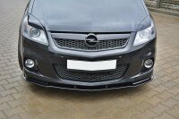 Maxton Design Front extension black gloss - Opel Zafira B OPC / VXR