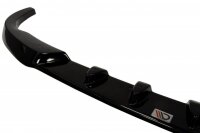 Maxton Design Front extension black gloss - Peugeot 206 (for: CC, RC, GTI, S16, XSI, XS, Sport)