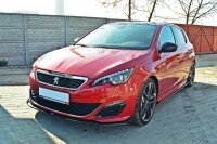 Maxton Design Front extension V.1 black gloss - Peugeot 308 II GTI