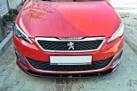 Maxton Design Front extension V.2 black gloss - Peugeot 308 II GTI