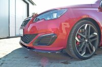 Maxton Design Front extension V.2 black gloss - Peugeot 308 II GTI