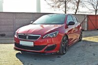 Maxton Design Front extension V.2 black gloss - Peugeot 308 II GTI