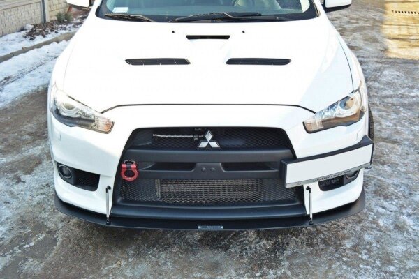 Maxton Design Racing Front extension V.2 - Mitsubishi Lancer Evo X