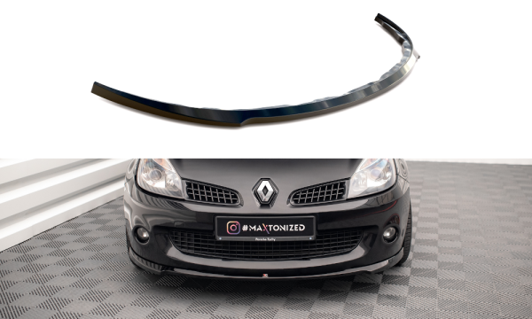 Maxton Design Frontansatz schwarz Hochglanz - Renault Clio III RS