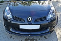 Maxton Design Frontansatz schwarz Hochglanz - Renault Clio III RS