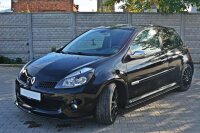 Maxton Design Frontansatz schwarz Hochglanz - Renault Clio III RS