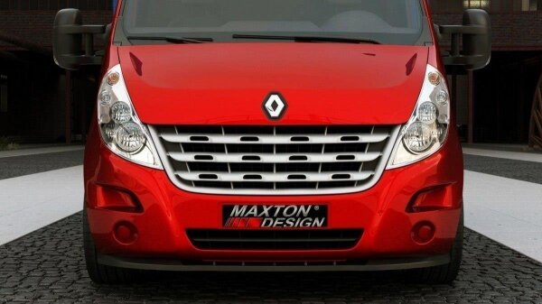 Maxton Design Front extension black gloss - Renault Master MK3