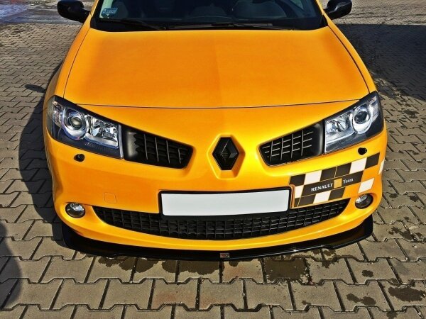 Maxton Design Front extension black gloss - Renault Megane II RS