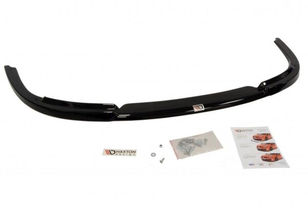 Maxton Design Front extension black gloss - Saab 9-3 AERO