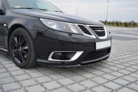 Maxton Design Front extension black gloss - Saab 9-3 Aero...