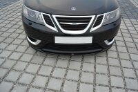 Maxton Design Front extension black gloss - Saab 9-3 Aero MK2 Facelift