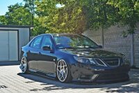 Maxton Design Front extension black gloss - Saab 9-3 Turbo X