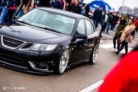 Maxton Design Front extension black gloss - Saab 9-3 Turbo X