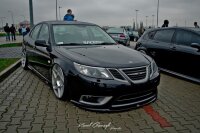 Maxton Design Front extension black gloss - Saab 9-3 Turbo X