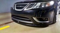 Maxton Design Front extension black gloss - Saab 9-3 Turbo X