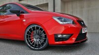 Maxton Design Front extension black gloss - Seat Ibiza IV...